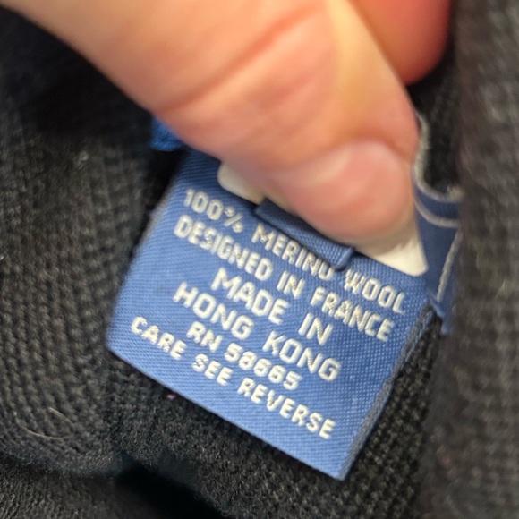 Faconnable 100% wool collared sweater polo - Picture 9 of 15